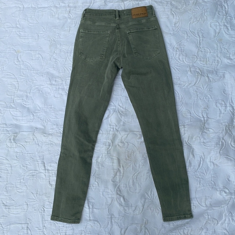 ZARA green women's jeans NWT - US 4